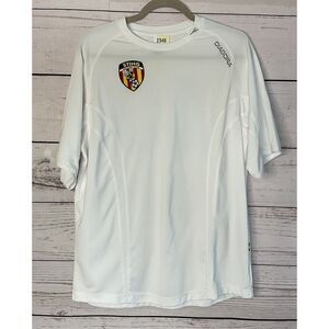 Diadora 10 Mens White Sting Club Italy Soccer Jersey T-Shirt Size M